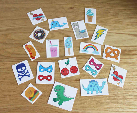 Unisex Temporary Tattoo Pack *PRE ORDER