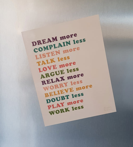 Postcard size quote Magnet *Free post in Aust